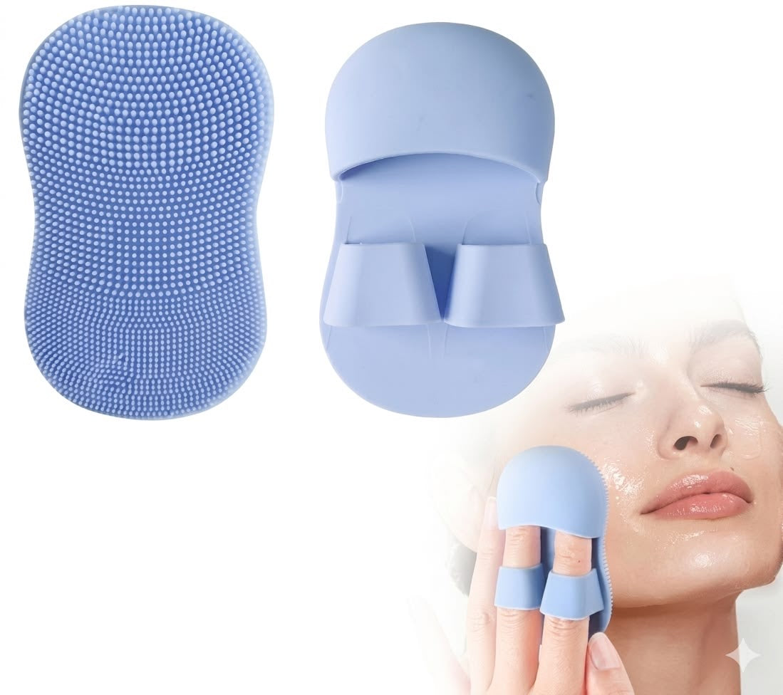 Silicone Face Scrubber Brush, Pack of 2