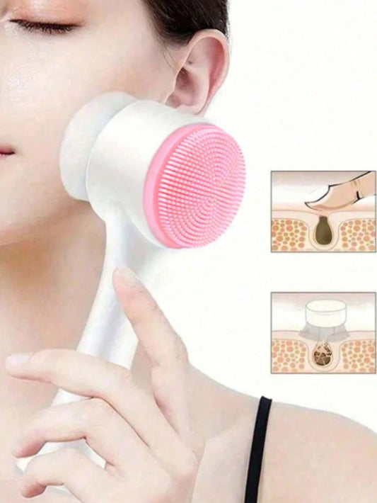 2-in-1 Manual Facial Cleansing Brush