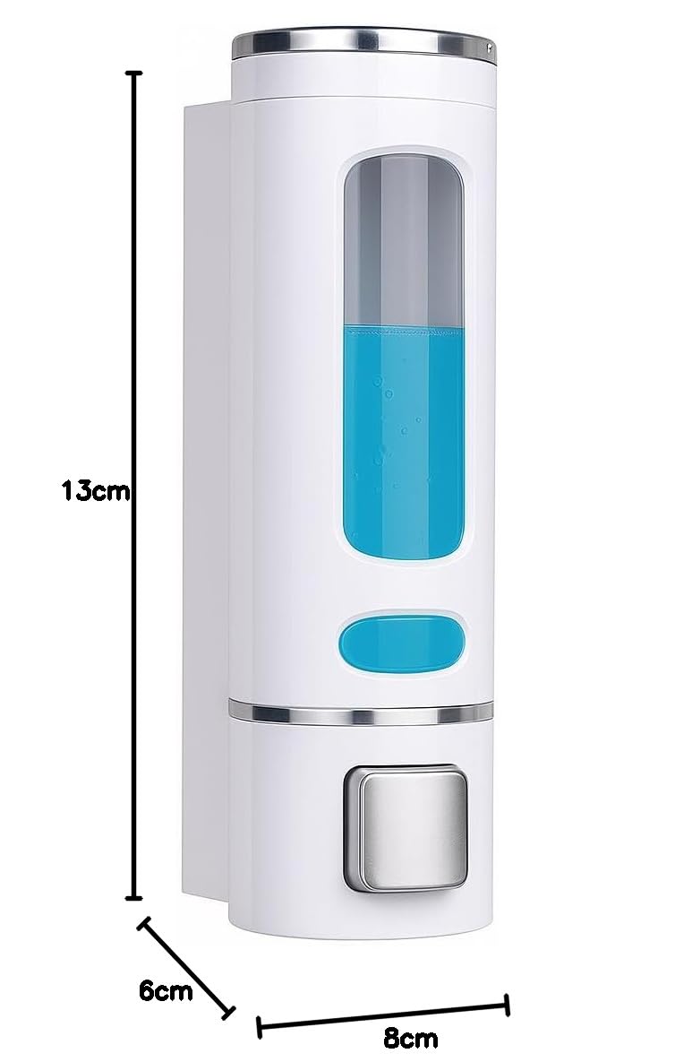 Premium Wall Mounted Soap Dispenser 400ml for Kitchen & Bathroom