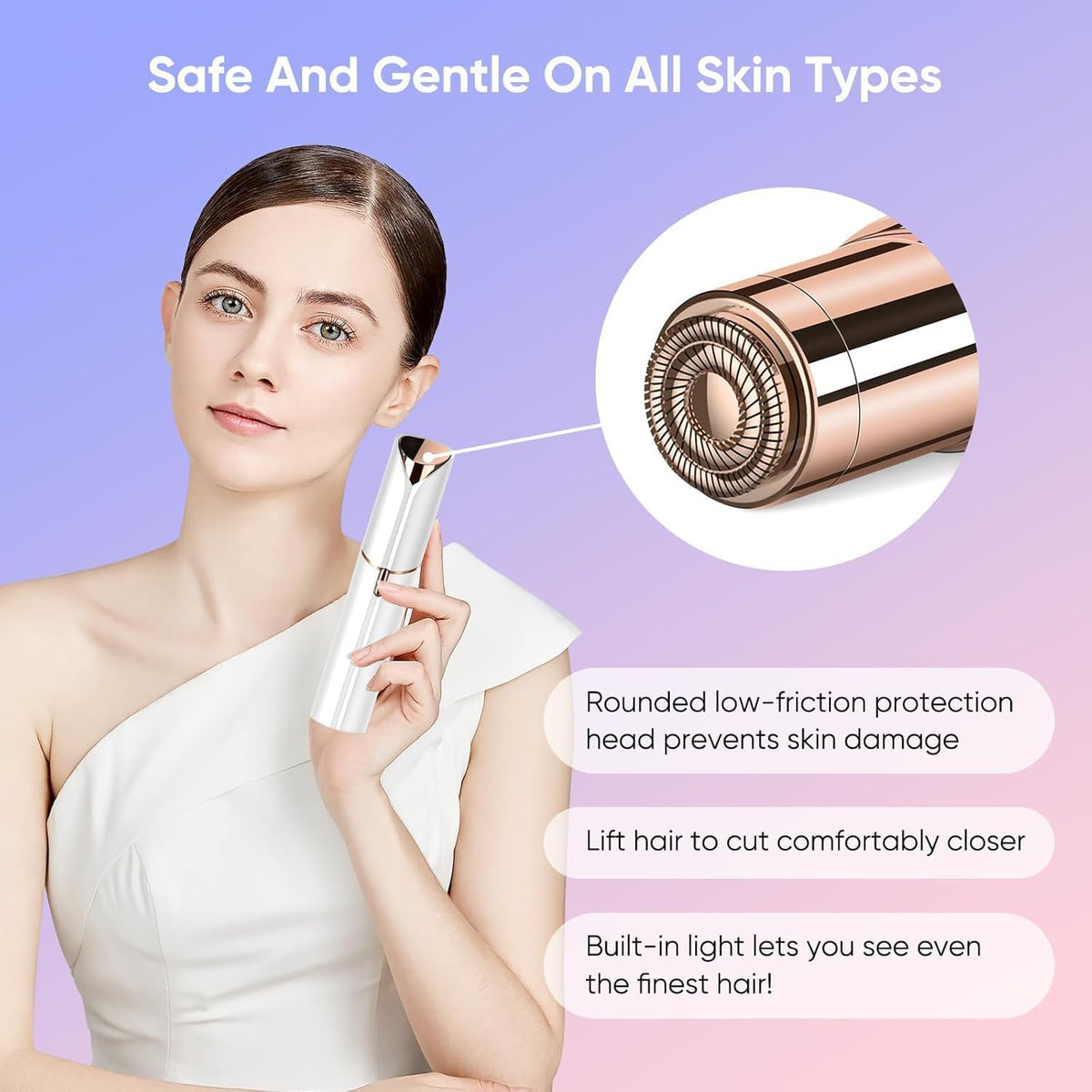 Facial Hair Remover for Women, USB