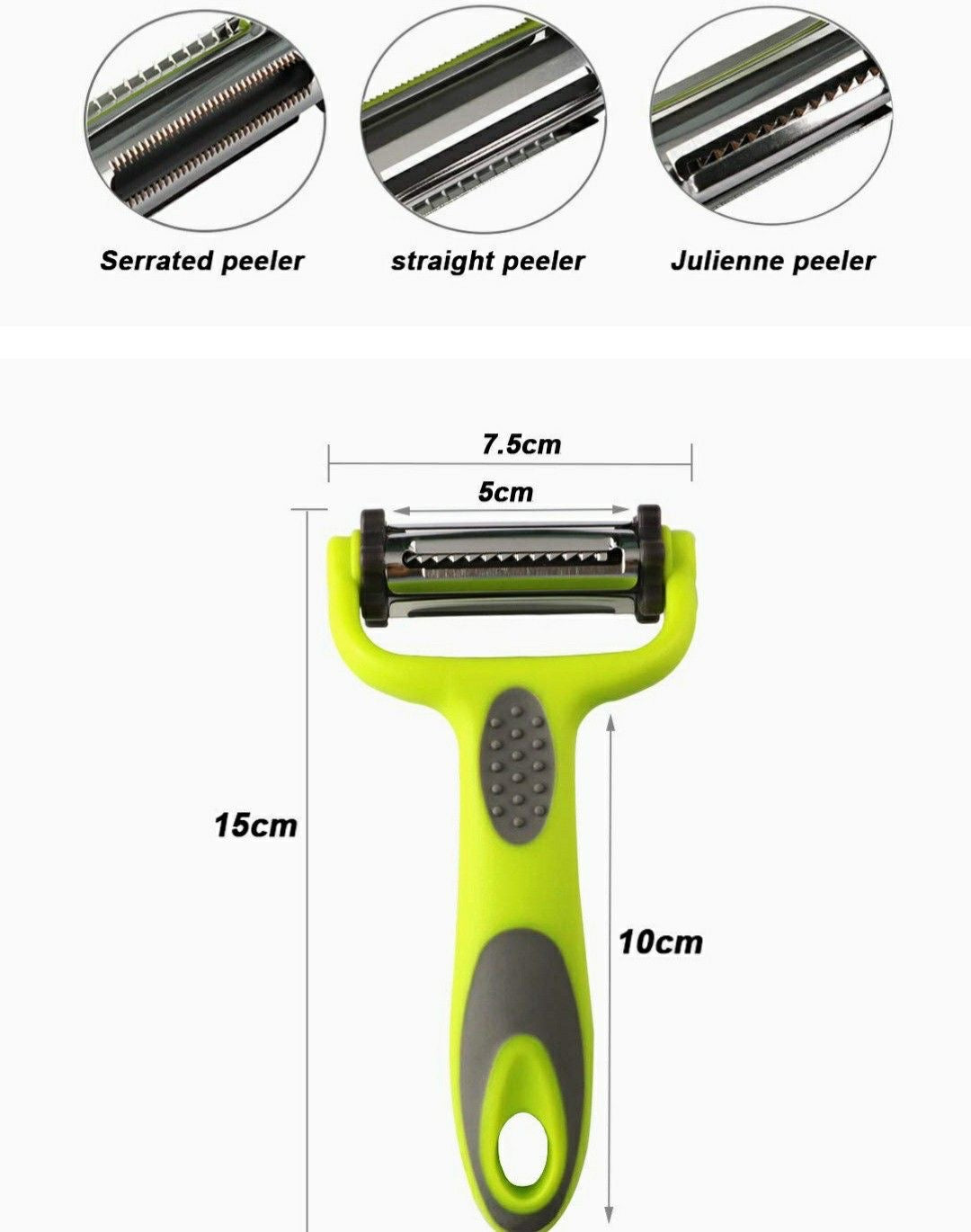 3 in 1 Rotary Multi-Function Vegetable Peeler