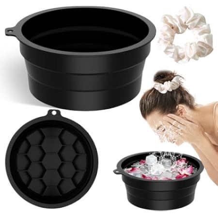 Silicone Face Ice Bath Bowl with Ice Mold Tray