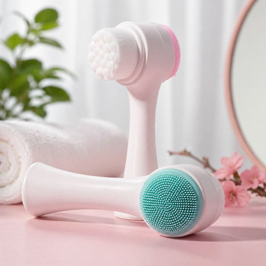 2-in-1 Manual Facial Cleansing Brush