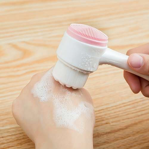 2-in-1 Manual Facial Cleansing Brush