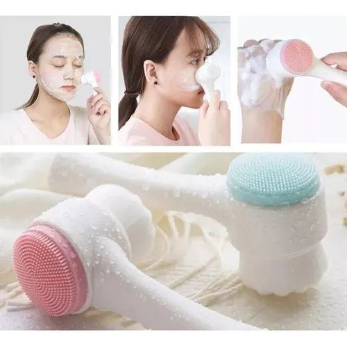 2-in-1 Manual Facial Cleansing Brush