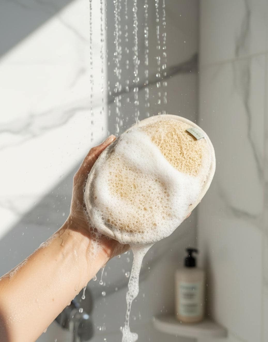 Natural Loofah Bath Sponge Pad