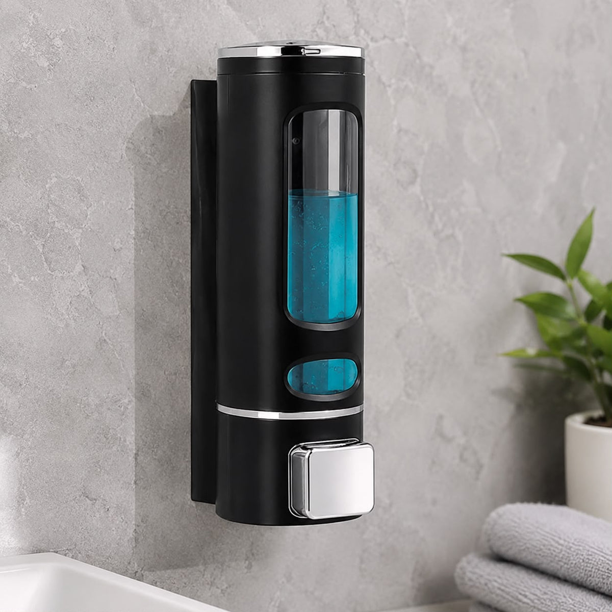 Premium Wall Mounted Soap Dispenser 400ml for Kitchen & Bathroom