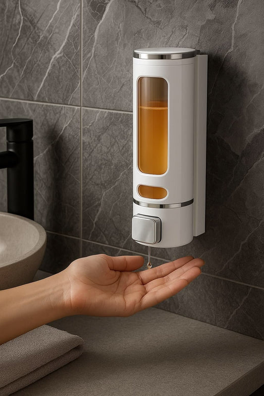 Premium Wall Mounted Soap Dispenser 400ml for Kitchen & Bathroom