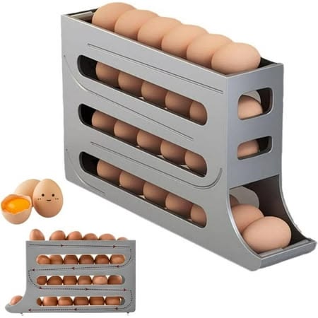 4 Tiers Egg Holder for Fridge