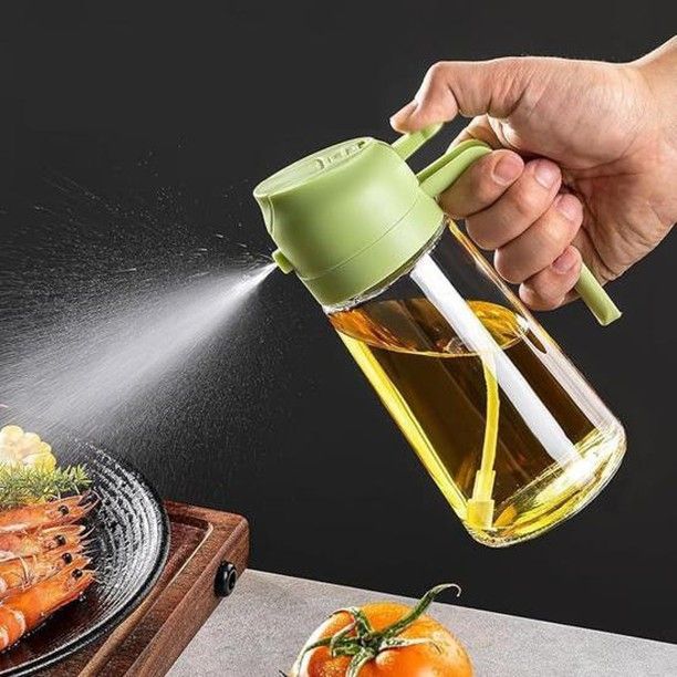 Oil Sprayer And Dispenser Bottle for Kitchen